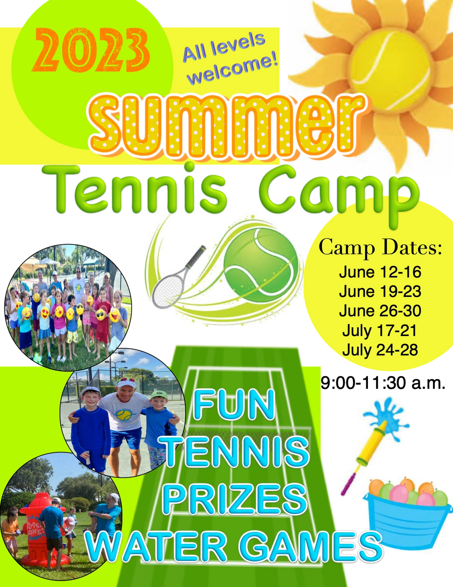 SUMMER TENNIS CAMP & ADVANCED LEAGUE POWER CLINIC